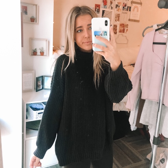 American Eagle Black Turtleneck Sweater!! - Picture 2 of 10